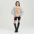 thumbnail image 3 of Women's Gameday Couture Ash Tennessee Volunteers Oversized Pennant Pride Premium Fleece Sweatshirt, 3 of 3