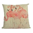 thumbnail image 1 of Flamingos | Pillow Cover | Throw Pillow |  Home Decor | Pillow | Gift for Her | Bird | Beach Decor | Coastal Decor | Birds in Paradise, 1 of 2