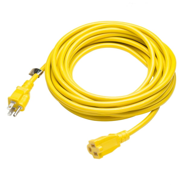 25 ft 16/3 SJTW LightDuty Outdoor Extension Cord 3 Prong Grounded Plug