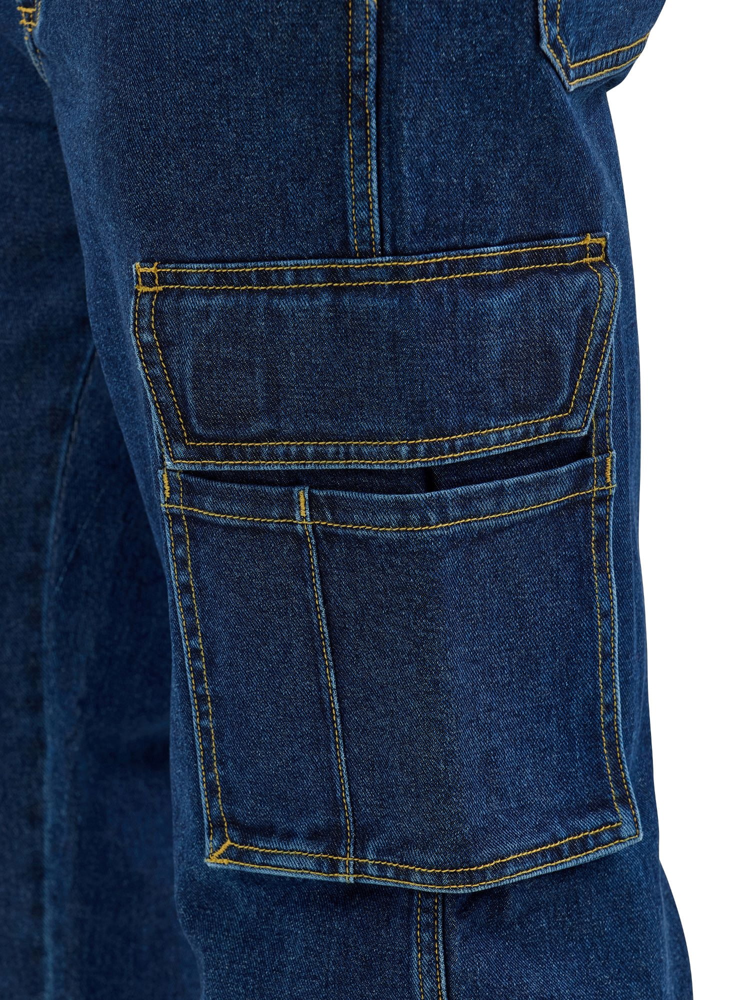 Wrangler® Men's Straight Leg Denim Cargo Pants