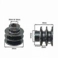 thumbnail image 5 of Double Groove V Belt Pulley - 20mm Id, Fits Various Engines (color: Black).., 5 of 5