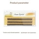 thumbnail image 3 of 10mm Natural Slender Cross Simulation Hair False Eyelashes, 3 of 5