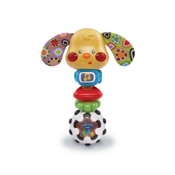 VTech Hochet P'tit Chien - Hochets sensoriels pour nouveau-nés - Version française