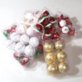 thumbnail image 4 of piezas de 6 cm de adorno para árbol de Navidad, colgante, bola de Navidad pintada, decoración navideña para el hogar, regalo de Año Nuevo 2025, 4 of 5