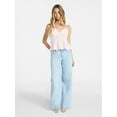 thumbnail image 2 of No Boundaries Peplum Lace Cami Top, Women’s XXS-XXL, 2 of 5