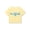 Light Yellow Florida, variant on Stylish Graphic Crop Top for Girls - Light Yellow Florida Theme Short Sleeve Summer Crewneck Tees Size 12/14