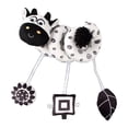 thumbnail image 3 of Juguetes de peluche en espiral para bebé, cochecito de juguete elástico en blanco y negro Vaca, 3 of 9
