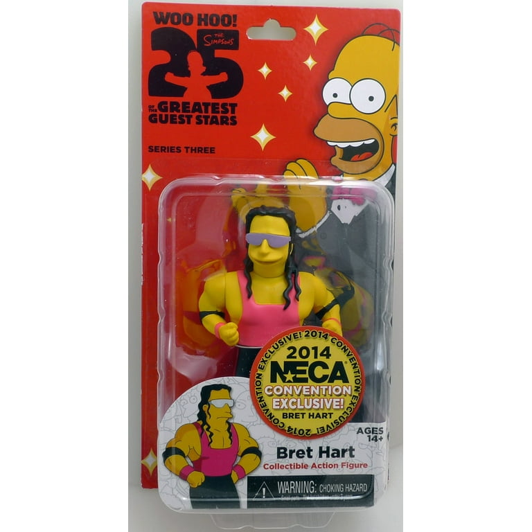 NECA Simpsons 25th Anniversary Series 3 Bret Hart 5