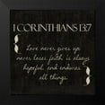thumbnail image 2 of Greene, Taylor 12x12 Black Modern Framed Museum Art Print Titled - Love in Beige, 2 of 5