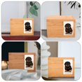 thumbnail image 3 of Pet Bone Ash Container Dog Ashes Bamboo Box Cat Memorial Cremation Urn, 3 of 8