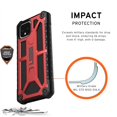 thumbnail image 3 of IBAOLE UAG Huawei P30 Pro [6.47-inch Screen] Plasma Feather-Light Rugged [Ash] Military Drop Tested Phone Case Monarch - Crimson, 3 of 8