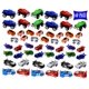 thumbnail image 1 of 60 coches de juguete, camiones, camionetas, camiones monstruo, camiones de bomberos, aviones y todo tipo de vehículos para niños que juegan. Surtido de coches de juguete, ideal para la diversión en el Smart N. Inc. 14181840201, 1 of 1