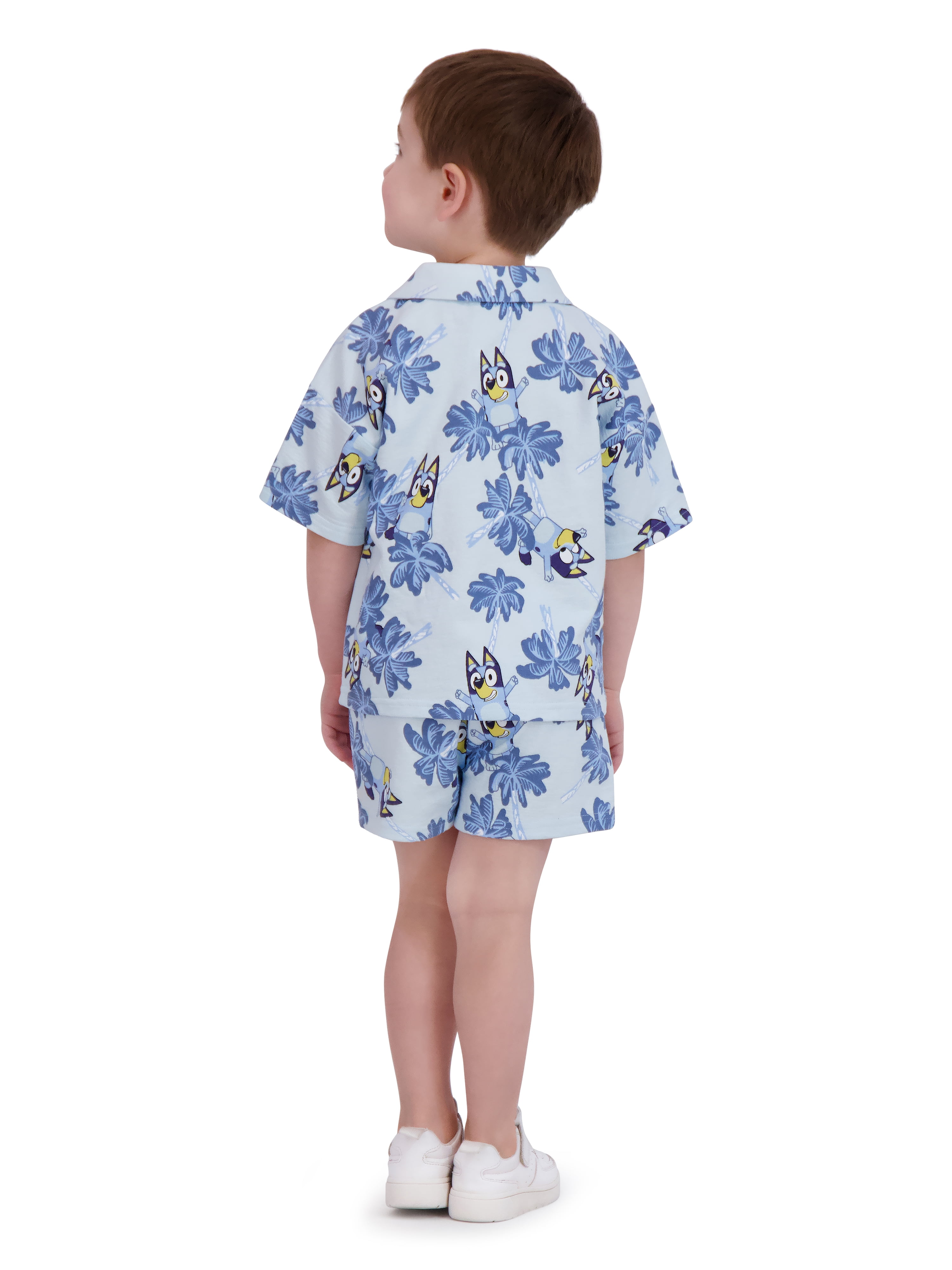 Bluey Toddler Boy Resort Short Set, Sizes 12 Months-5T
