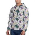 thumbnail image 3 of Rateoe Turtle Pattern Mens Hoodie, Pullover Hooded Sweatshirt, Kangaroo Pocket Hoodie Ideal for Daily Wear, Travel and Home-Medium, 3 of 7