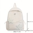 thumbnail image 4 of Stylish Plush Star Decor Backpack - All-Match Rucksack with Large Capacity for Students, 4 of 4