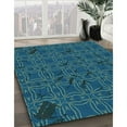 thumbnail image 2 of Ahgly Company Indoor Rectangle Patterned Light Sea Green Area Rugs, 8' x 12', 2 of 6