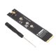 thumbnail image 1 of Bearachild Tarjeta adaptadora SSD M2 SATA - para 2012 Tarjeta vertical de disco duro de estado sólido A1465 A1466 Estaciones de acoplamiento para portátiles, 1 of 6