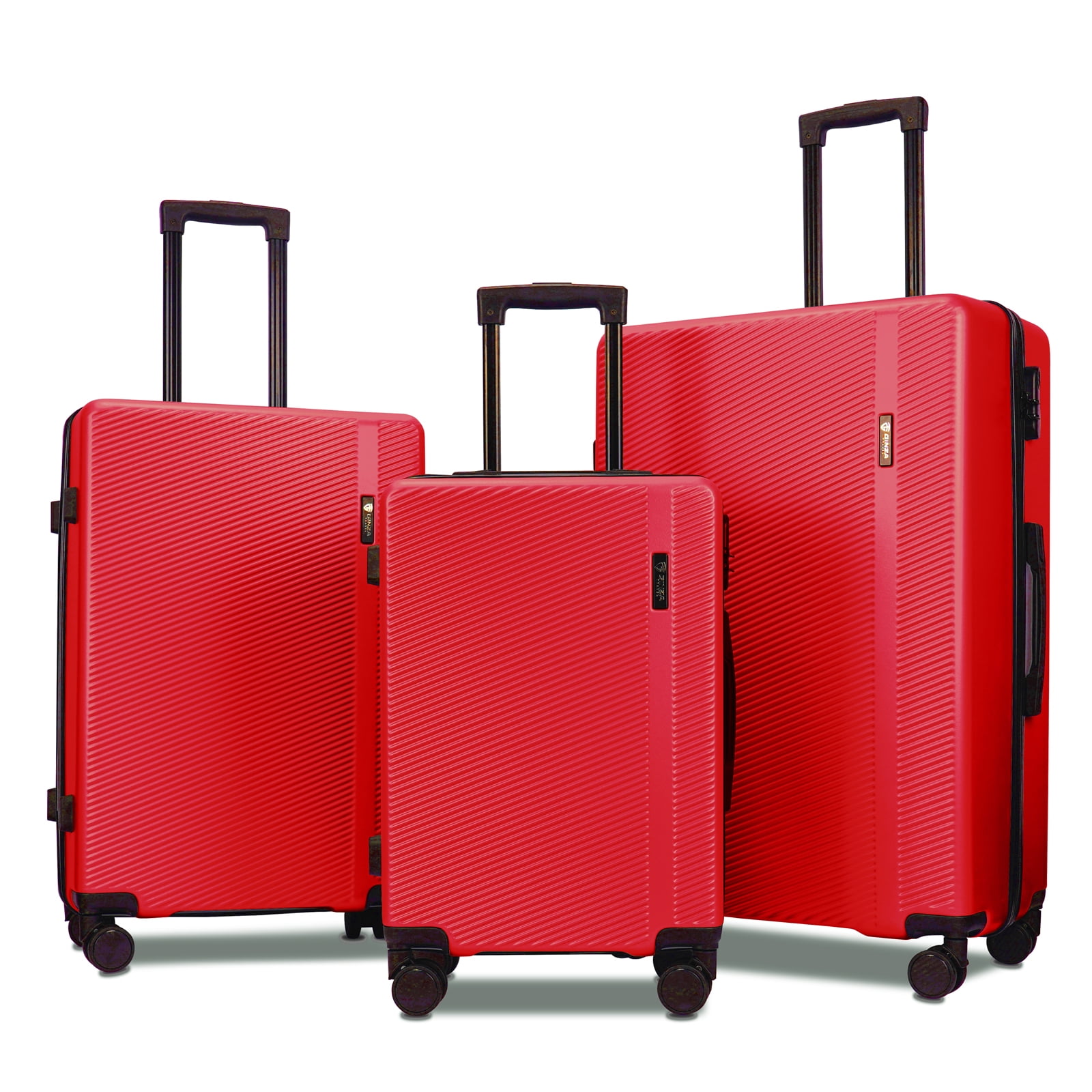 Ginza Travel 3 Piece Hardshell Luggage Sets,20/24/28" Suitcase with