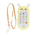 thumbnail image 1 of <p>Mobile Phone Toy, Portable Size Durable Plastic Cartoon Style Aid Sleeping Baby Phone Toy  For Role Play</p>, 1 of 7