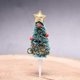 thumbnail image 4 of KAIYANG 10 piezas de adornos para tartas con forma de árbol de Navidad, decoración para cupcakes, palillos para tartas de Navidad, decoración para cupcakes con diseño de Feliz Navidad, 4 of 5