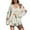 White, variant on purcolt Women's Crochet Flowers Chunky Knit Cardigan Sweater Long Sleeve Open Front Loose Cropped Cardigan Outerwear Coats