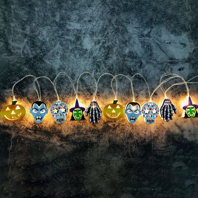 Halloween String Light Battery Powered Holiday Decorative Light LED String Light