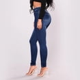 thumbnail image 6 of Efsteb Womens Fashion Jeans High Waisted Stretch Slim Jeans Casual Fashion Slim Pencil Denim Pants Clearance (A-Dark Blue,XXL), 6 of 7