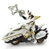 Power Rangers Dino Thunder: White Raptor Cycle With 5-inch Figure