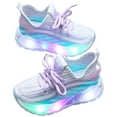 thumbnail image 6 of Staki Shoe Lights Light Up Shoes for Toddlers LED Tennis Sneakers for Boys(Purple,8 Toddler), 6 of 6