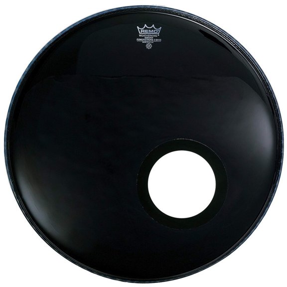 Parche de bombo Remo Powerstroke P3 Ebony 22"
