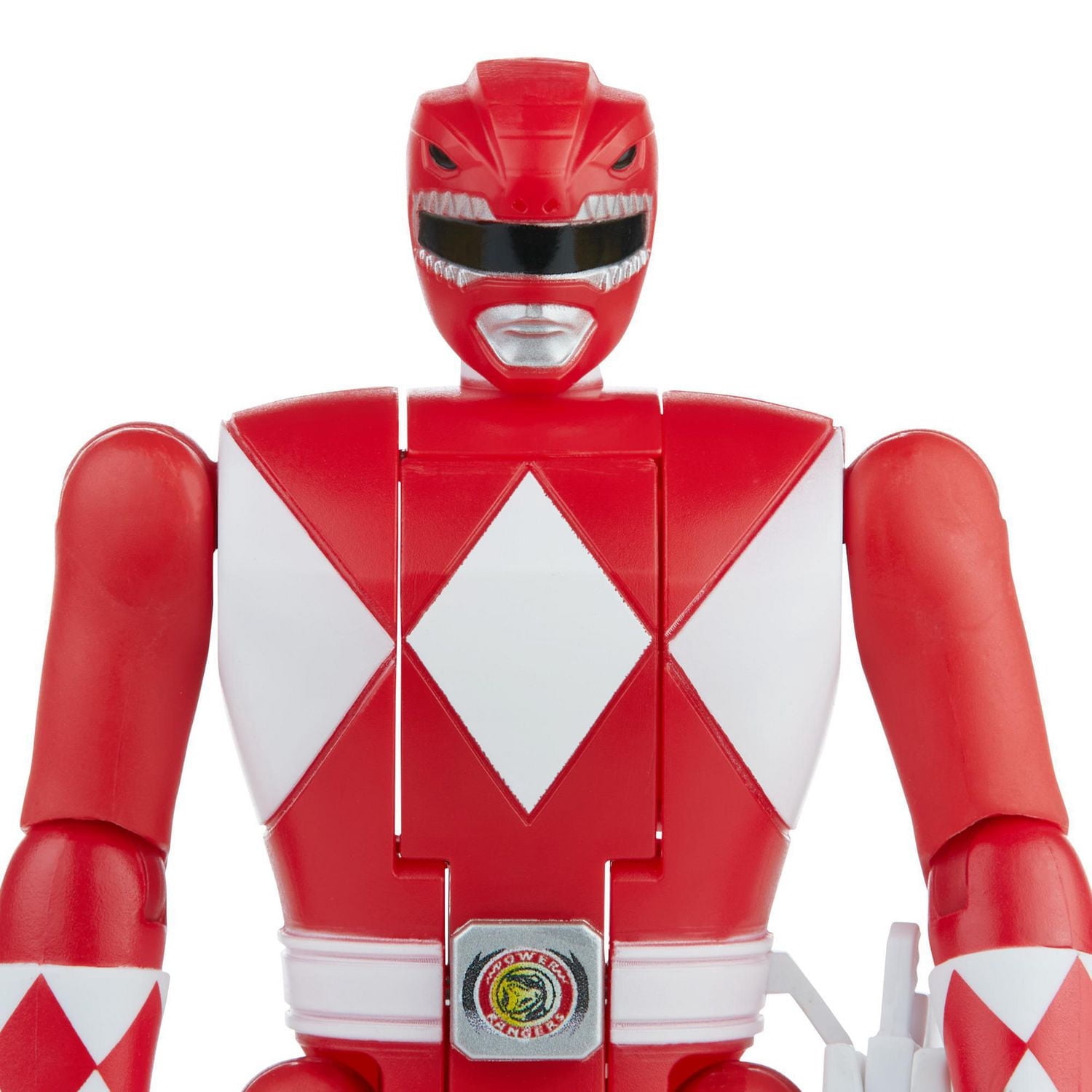 Power Rangers Retro-Morphin Red Ranger Jason Fliphead Action Figure Inspired by Classic Mighty Morphin Toy for Kids Ages 4 and Up