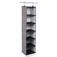 thumbnail image 3 of Internet's Best Hanging Closet Organizer with Drawers - 6 Shelf - Grey, 3 of 7