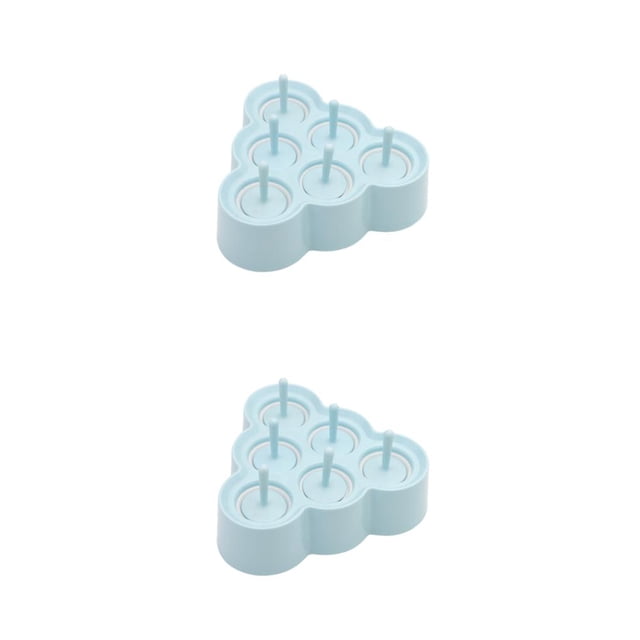 Bandejas de Cubitos de hielo Toystoory seguras para alimentos Triángulo azul 2Conjunto
