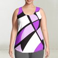 thumbnail image 2 of WRKEKC Summer Tank Tops for Women Print Crew Neck Plus Size Sleeveless Casual Tank Loose Fit Lightweight Daily Top, 2 of 7