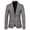 Gray, variant on Men'S Single Breasted Suit Business Casual Suit Wool Suit Coat Gray 4(M)