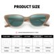 thumbnail image 5 of Gafas de Sol Retro Vintage Ojo de Gato Fozono UV400 FZN7514 para Mujer, 5 of 6
