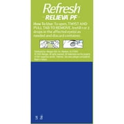 Refresh Relieva PF Preservative-Free Artificial Tears Lubricant Eye Drops, 0.4 ml, 30 Count