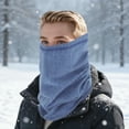 thumbnail image 2 of Unique Bargains 1 Pc Multi-function Neck Warmers Windproof Face Mask for Cycling Light Blue, 2 of 6