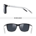 thumbnail image 4 of Gafas de sol MERRY'S unisex de aluminio polarizado S8286, color negro y plateado, 4 of 6
