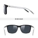 thumbnail image 4 of Gafas de sol MERRY'S unisex de aluminio polarizado S8286, color negro y plateado, 4 of 6