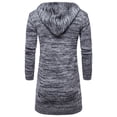 thumbnail image 4 of Cárdigan con capucha para hombre de primavera y otoño, suéter de punto para hombre, flexibilidad de uso, ropa de temporada, 4 of 5
