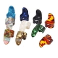 thumbnail image 4 of 10 Pieces Colorful Nail Plectrum for Acoustic Guitar Musical Instrument Accs Finger, 4 of 8