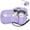 Purple, variant on Decase Compatible with Samsung Galaxy Buds 3/3 Pro Case,Shockproof Earphone Cover with Mag Safe & Wireless Charging Support,Lanyard Included,Phone Stand Case fits for Galaxy Buds 3/3 Pro,Black