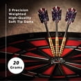 thumbnail image 2 of Darts Viper Elite, punta blanda de latón, 20 g, para dardos electrónicos, 2 of 9