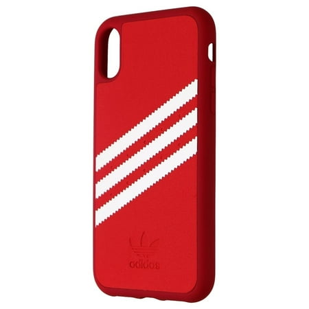 Adidas 3-Strips Snap Case for Apple iPhone XR Smartphones - Red/White Stripe