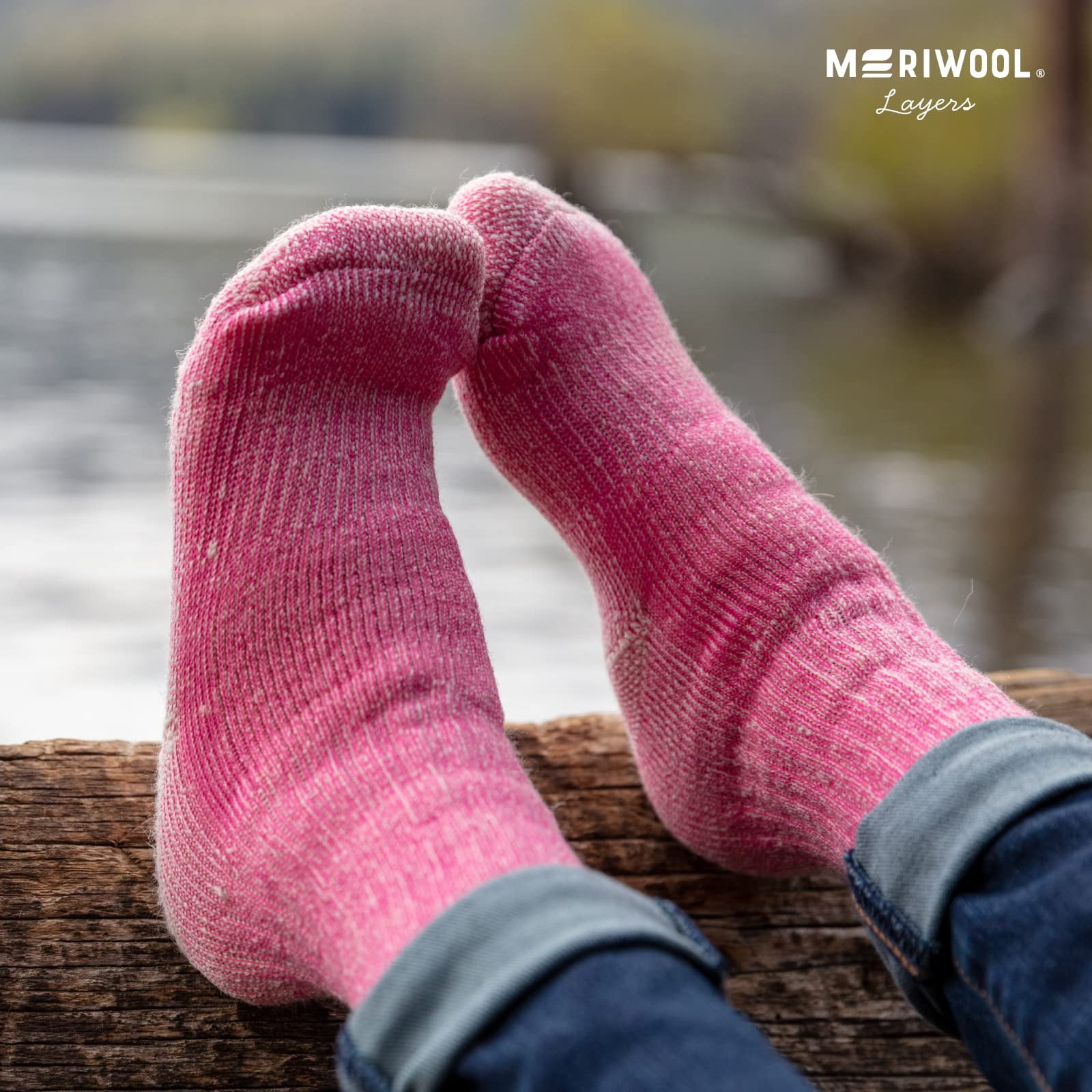 Chaussettes laine mérinos Comfort Hiker (paquet 2) de Wigwam - Petits à