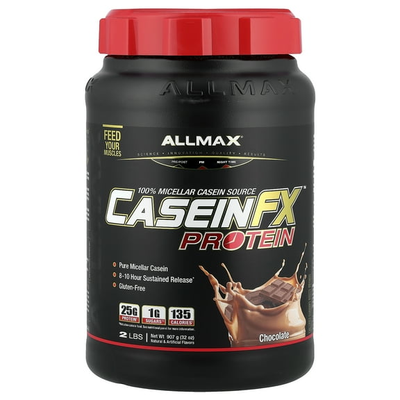 AllMax Nutrition - CaseinFX Ultra-Slow Release Protein Chocolate - 2 lbs.