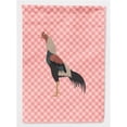 thumbnail image 1 of Carolines Treasures BB7838CHF Kulang Poulet Rose Check Toile Maison Drapeau, 1 of 4