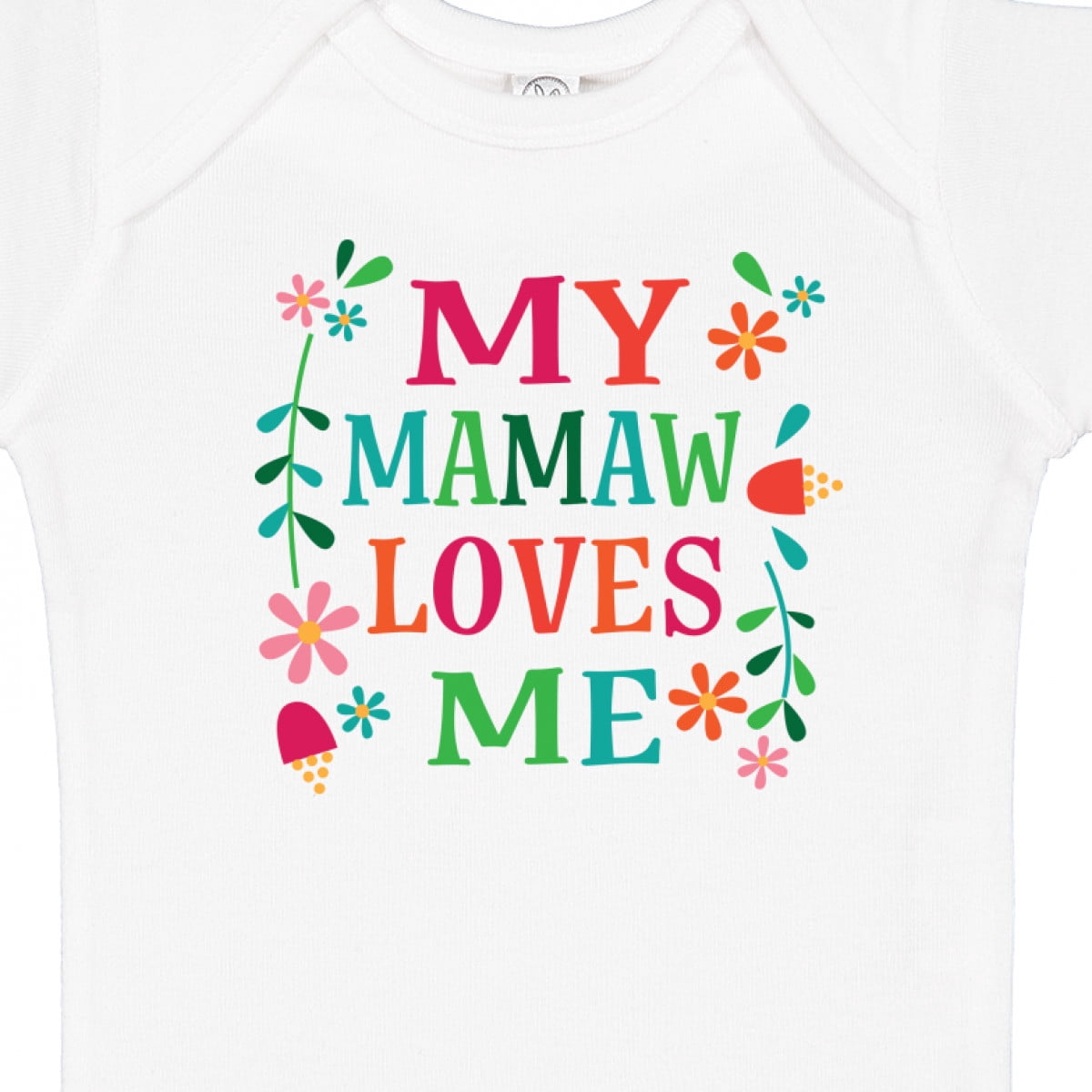 Inktastic Mamaw Loves Me Girls Apparel Girls Baby Bodysuit