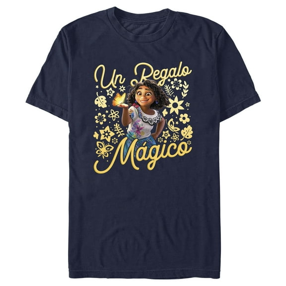 Men's Encanto Mirabel Un Regalo Magico  Graphic Tee Navy Blue X Large